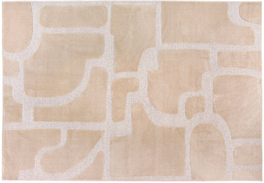 Teppich Marla 160X230X1, Polyester, Beige