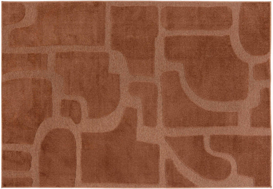Teppich Marla 160X230X1, Polyester, Rot