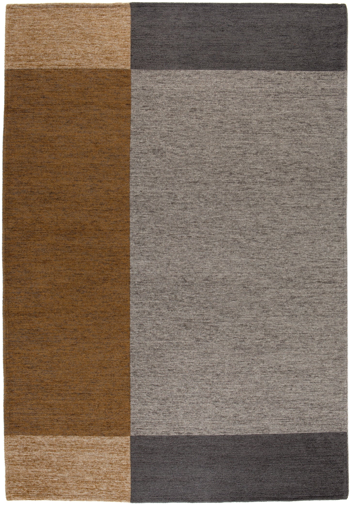 Teppich Nadia 155X230, Wollmischung, Braun, Grau