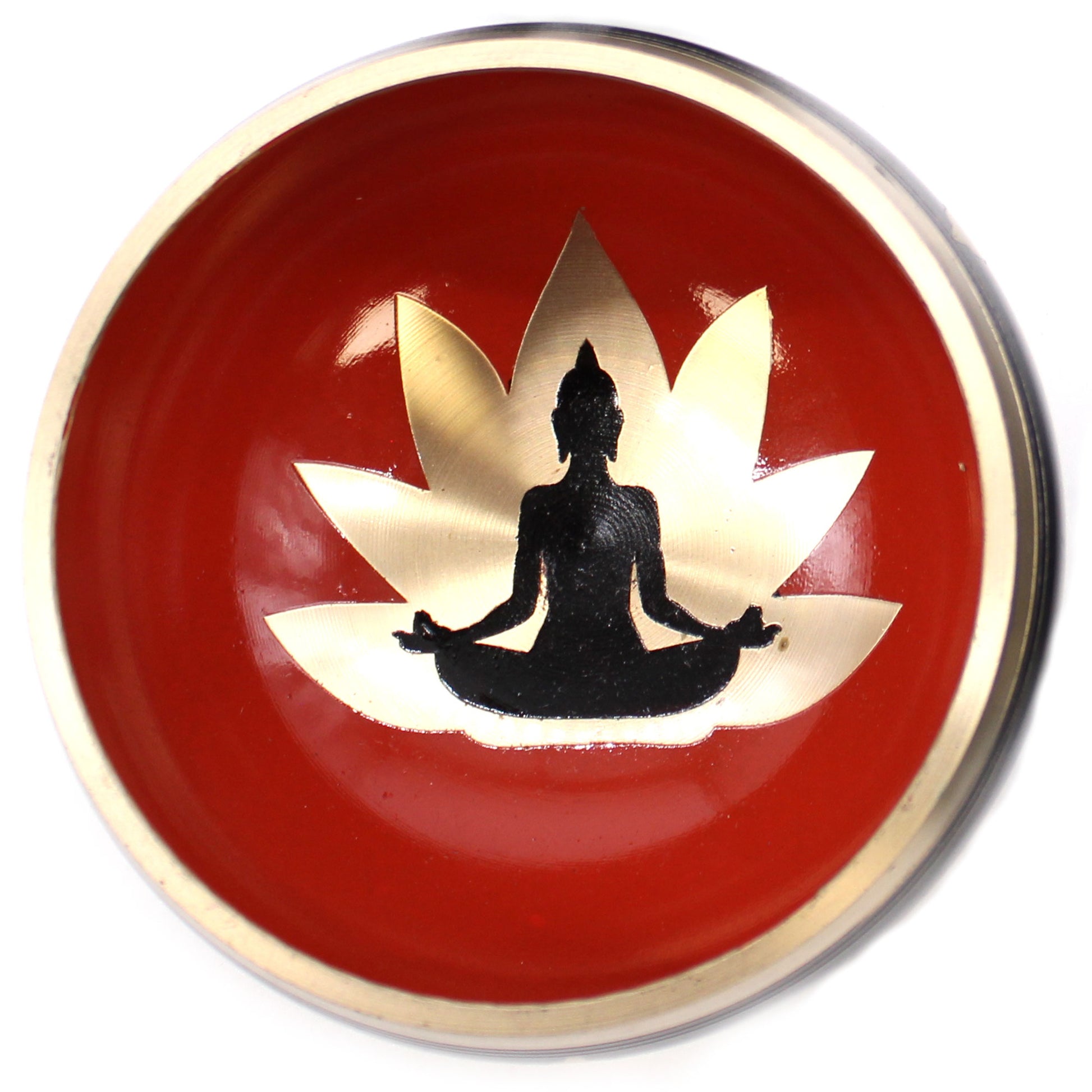 crna buddha zvucna zdjela od mjeda