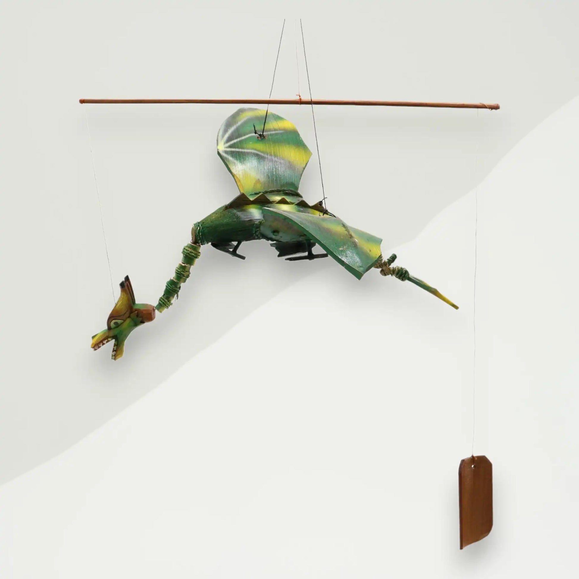 eclectic mobile green dragon coconut 37x39