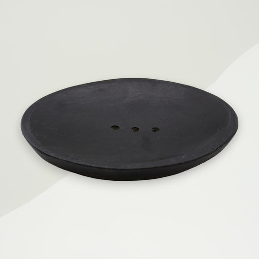 moderna posuda za sapun crni rijecni kamen 13 5x9